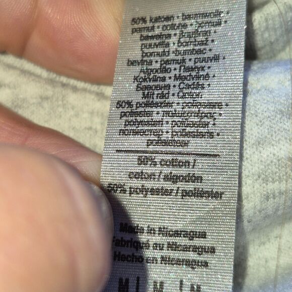 Gildan Sweat Shirt Cotton Blend Gray Size Med, Small Town Big Spirit. - Picture 7 of 9